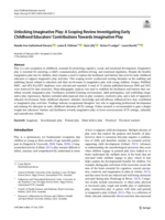 Unlocking Imaginative Play: A Scoping Review Investigating Early Childhood Educators' Contributions Towards Imaginative Play