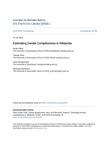 Estimating Gender Completeness in Wikipedia