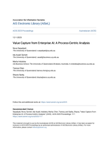 Value Capture from Enterprise AI: A Process-Centric Analysis