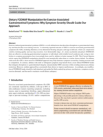 Dietary FODMAP Manipulation for Exercise-Associated Gastrointestinal Symptoms: Why Symptom Severity Should Guide Our Approach