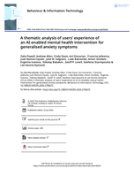 A thematic analysis of users’ experience of an AI-enabled mental health intervention for generalised anxiety symptoms