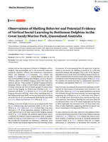 Observations of Shelling Behavior and Potential Evidence of Vertical Social Learning by Bottlenose Dolphins in the Great Sandy Marine Park, Queensland Australia
