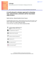 A multi-phased co-design approach to develop, test, and promote a decision aid for Australian older drivers