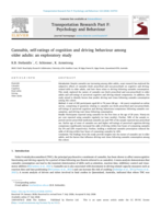 Cannabis, self-ratings of cognition and driving behaviour among older adults: an exploratory study