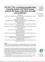 SELM-CTR: a stacking ensemble deep learning model with SHAP-based analysis for large-scale click-through rate prediction