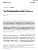 Refining Accelerometer‐Based Animal Behaviour Classifications With Sequence‐Informed Post‐Processing