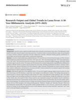 Research Output and Global Trends in Lassa Fever: A 50-Year Bibliometric Analysis (1975-2025)