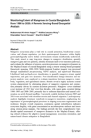 Monitoring Extent of Mangroves in Coastal Bangladesh from 1980 to 2020: A Remote Sensing-Based Geospatial Analysis