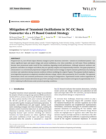 Mitigation of Transient Oscillations in DC-DC Buck Converter via a PI Based Control Strategy