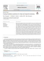 Coating breakdown prediction for ships and inspection planning