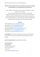 Alignment between Infant Sleep Advice and Parenting Approach: Associations with Advice Use and Satisfaction in a Cross-Sectional Survey of Australian Parents