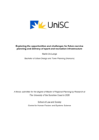 Exploring the opportunities and challenges for future service planning and delivery of sport and recreation infrastructure