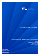 Cannabis and Driving in Queensland – Community Consultation Responses