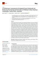 A Preliminary Assessment of Irrigated Green Firebreaks for Reducing Fire Spread and Intensity in Wildland–Urban Interface Landscapes: Noosa Shire, Australia
