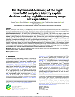 The rhythm (and decisions) of the night: how FoMO and place identity explain decision-making, nighttime economy usage and expenditure