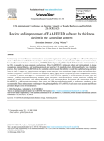 Review and improvement of FAARFIELD software for thickness design in the Australian context