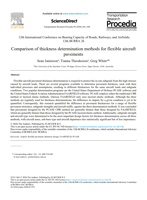 Comparison of thickness determination methods for flexible aircraft pavements