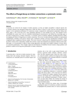 The effects of fungal decay on timber connections: a systematic review