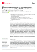 Reliability and Reproducibility of Laser Speckle Contrast Imaging for Assessment of Superficial Perfusion in Patients with High-Risk Feet: A Feasibility Study