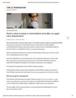 Here’s what to keep in mind before and after an aged care assessment