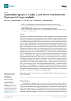 Explainable Superpixel-Guided Graph Vision Transformer for Hyperspectral Image Analysis