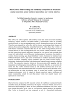 Blue Carbon: field recording and soundscape composition in threatened coastal ecosystems across Southeast Queensland and Central America