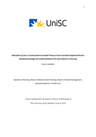 Absorption of Law: A Constructivist Grounded Theory of how Australian Registered Nurses Develop Knowledge and Understanding of the Laws Relevant to Nursing