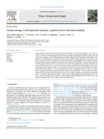 Carbon storage in silvopastoral systems: a global review and meta-analysis