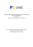 Case Studies of Selected Influencers in Sustainable Tourism: A Focused Content Analysis of TikTok Narratives