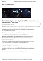 Worried about your car being hacked? You should be – no matter where it was made