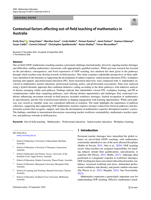 Contextual factors affecting out-of-field teaching of mathematics in Australia