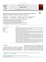 Dietitians Role in Long-Term Care Homes: A Cross-Country Analysis of Legislation, Standards, Guidelines, and Role Statements