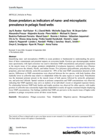 Ocean predators as indicators of nano- and microplastic prevalence in pelagic food webs