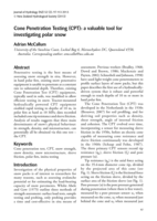 Cone Penetration Testing (CPT): a valuable tool for investigating polar snow