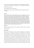 University students’ perspective on blended learning