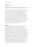 Implementing science curriculum change: One primary teacher’s perspective