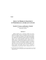 Impact of Mobility Equipment on Performance and Quality of Life