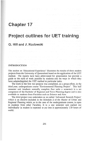 Project outlines for UET training