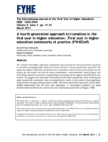 A fourth generation approach to transition in the first year in higher education: First year in higher education community of practice (FYHECoP)