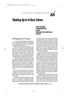 Waking Up to A New Future