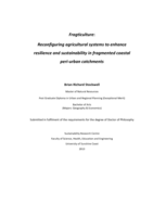 Fragticulture: Reconfiguring agricultural systems to enhance resilience and sustainability in fragmented coastal peri?urban catchments