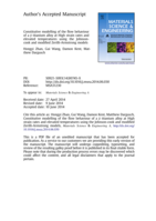 Constitutive modelling of the flow behaviour of a β titanium alloy at high strain rates and elevated temperatures using the Johnson–Cook and modified Zerilli–Armstrong models