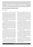 Humanitarian Intervention