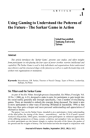 Using gaming to understand the patterns of the future-the sarkar game in action