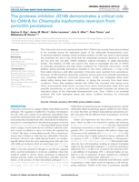 The protease inhibitor JO146 demonstrates a critical role for CtHtrA for Chlamydia trachomatis reversion from penicillin persistence