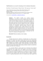 SimChemistry as an active learning tool in chemical education