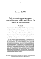 Enriching outcomes by relaxing conventions and bridging divides in the teaching-research nexus