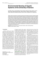 Environmental sensing of aquatic systems at the University of Geneva
