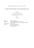 Darling Adopted Daughter: A memoir investigating adoption wounds