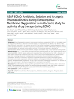 ASAP ECMO: Antibiotic, Sedative and Analgesic Pharmacokinetics during Extracorporeal Membrane Oxygenation: a multi-centre study to optimise drug therapy during ECMO